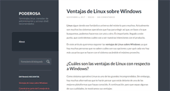 Desktop Screenshot of poderosa.org
